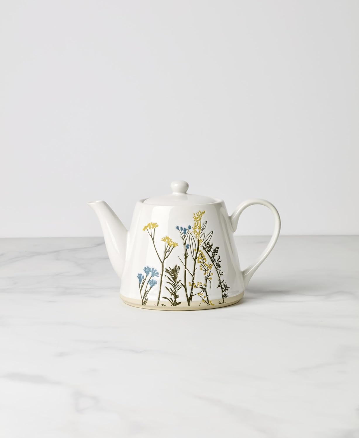 Wildflower Pattern Ceramic Teapot for Tea - Image 2
