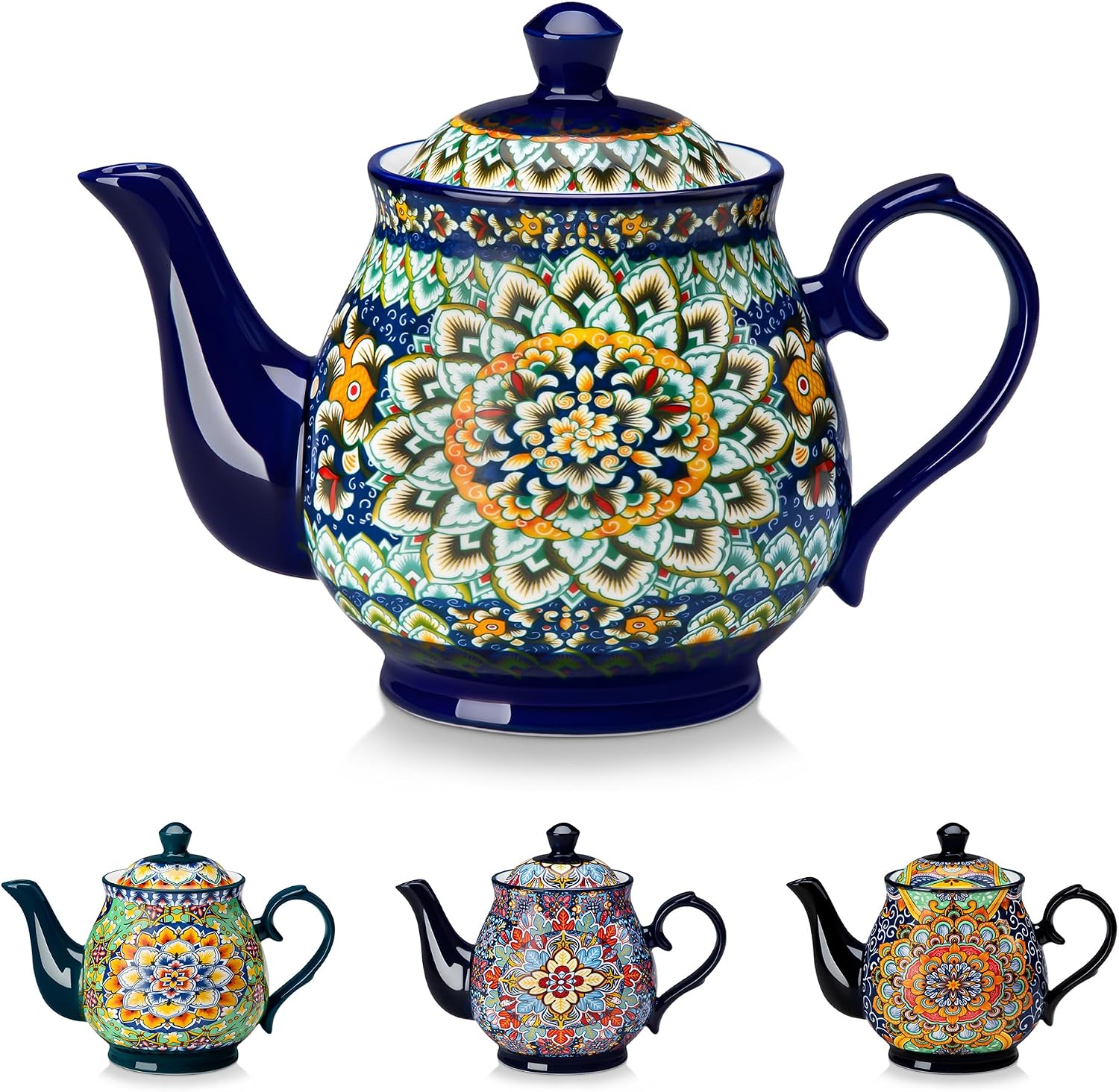 28oz Bohemian Porcelain Teapot Spring Gorse
